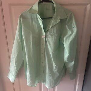 Foxcroft Mint Button-Up Shirt